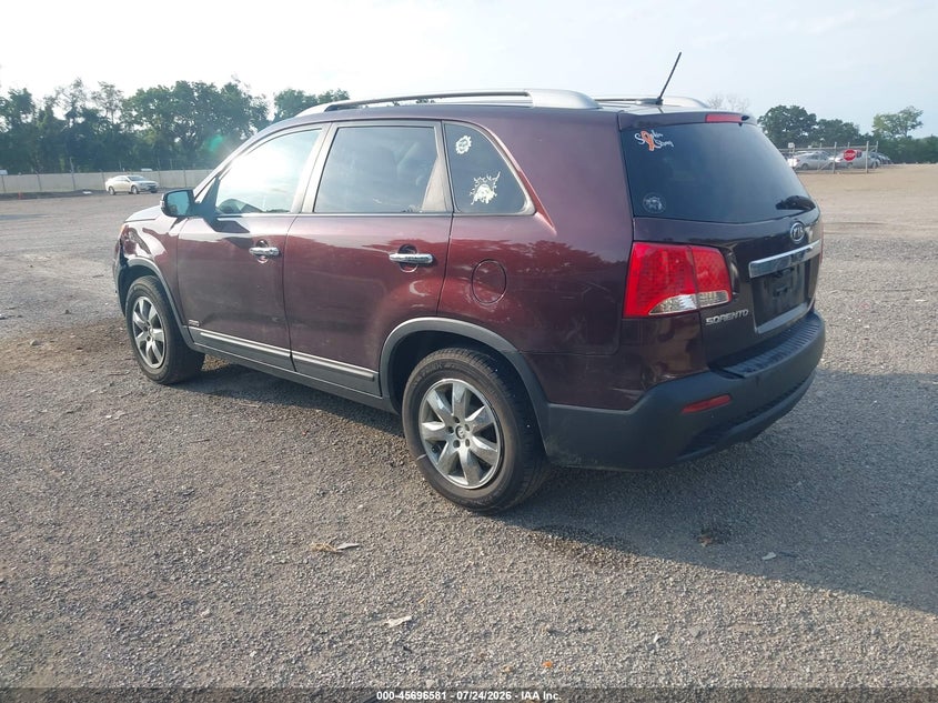 Vin: 5xyktda21cg274393, lot: 46195209, kia sorento lx v6 20123