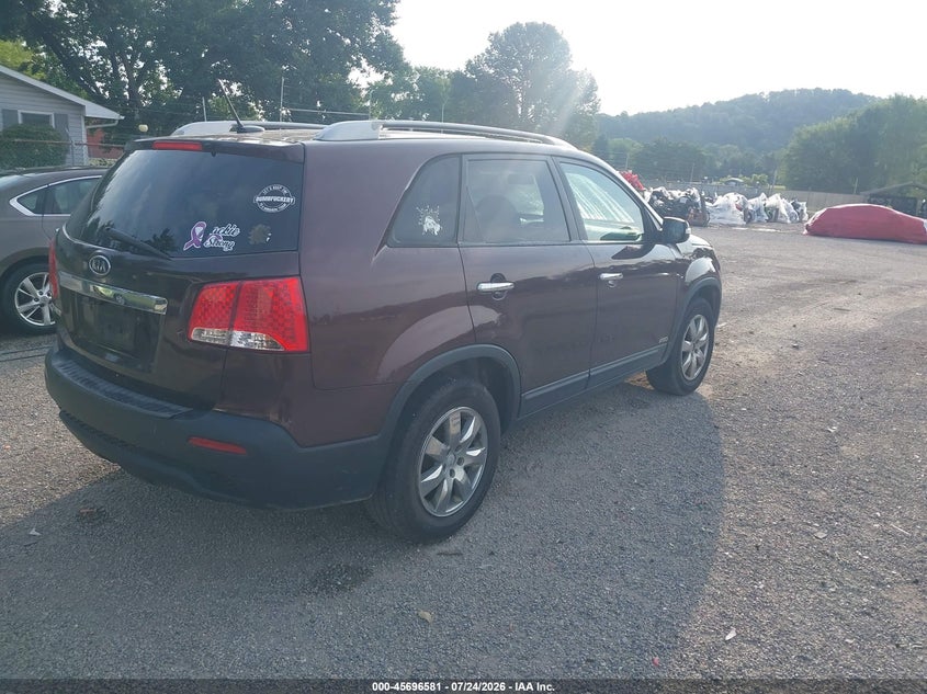 Vin: 5xyktda21cg274393, lot: 46195209, kia sorento lx v6 20124
