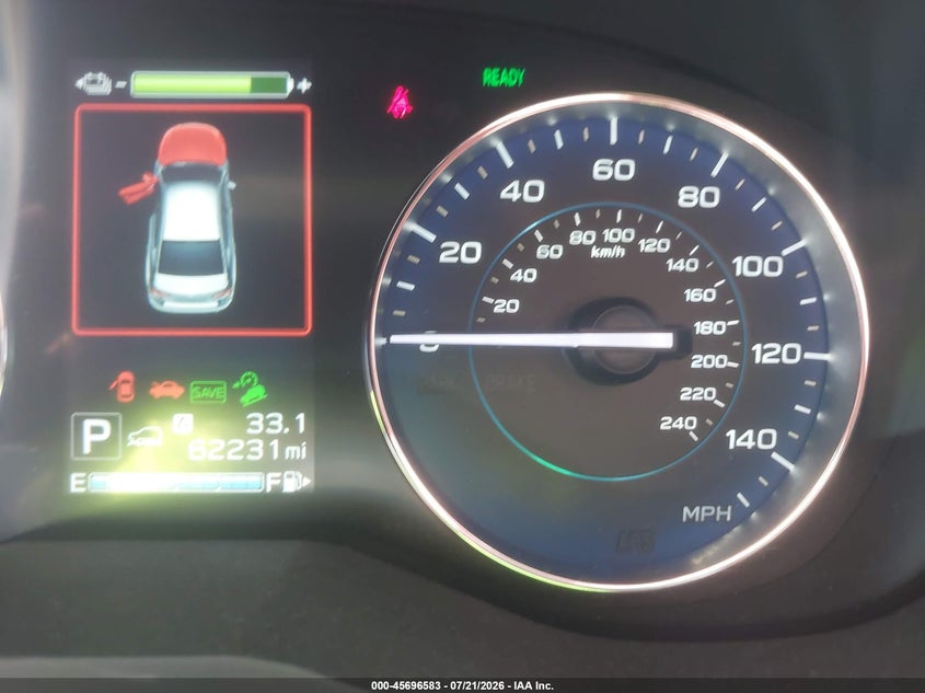 2019 Subaru Crosstrek Hybrid VIN: JF2GTDEC5KH399655 Lot: 45696583