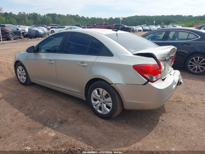 Vin: 1g1pa5sh4e7486802, lot: 46195239, chevrolet cruze ls auto 20143