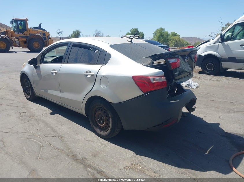 Vin: knadm4a30e6363230, lot: 46195260, kia rio lx 20143