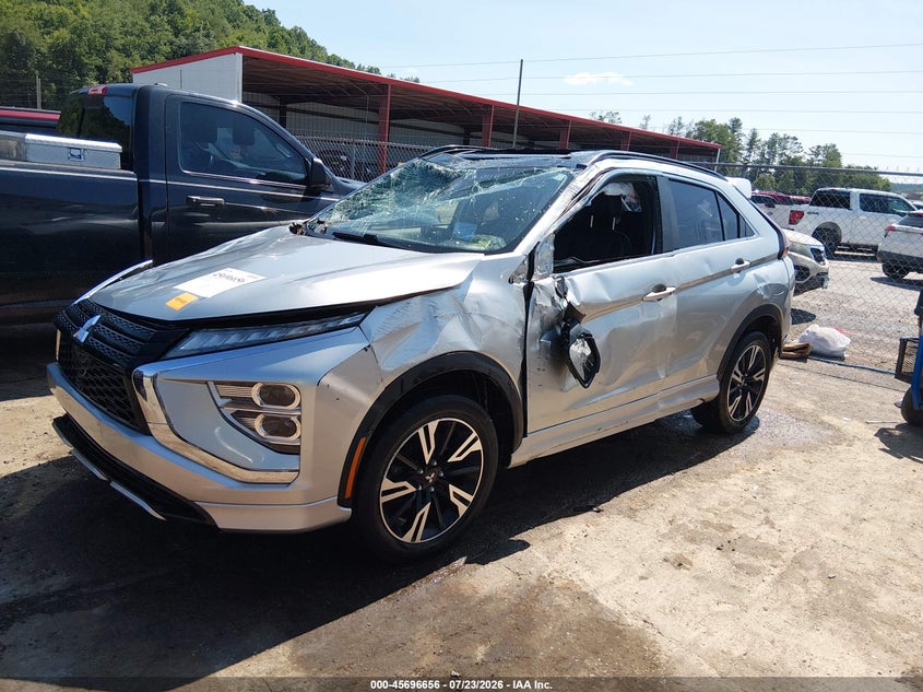 Vin: ja4atwaa4pz006440, lot: 46195284, mitsubishi eclipse cross se s-awc/sel s-awc 20232