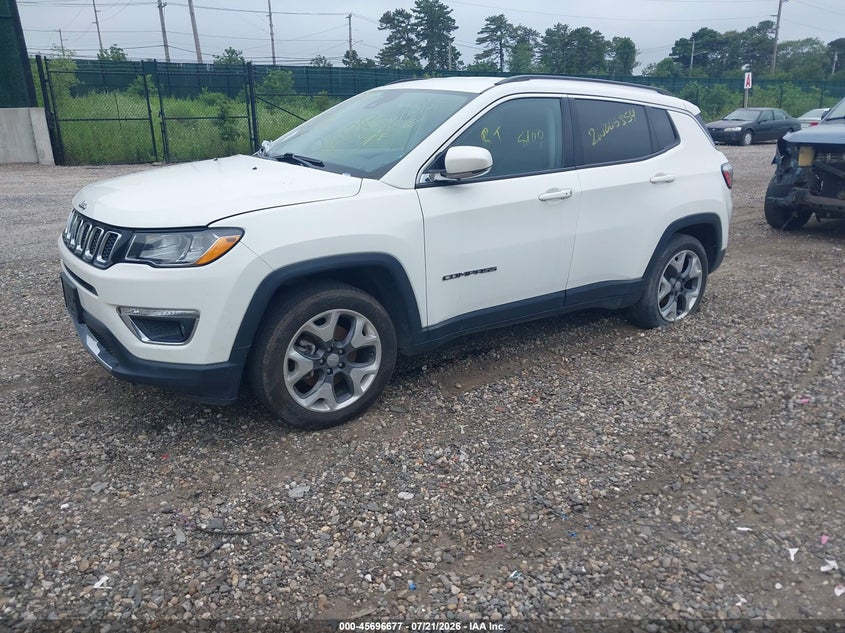 Vin: 3c4njccb0mt522377, lot: 46195305, jeep compass limited fwd 20212