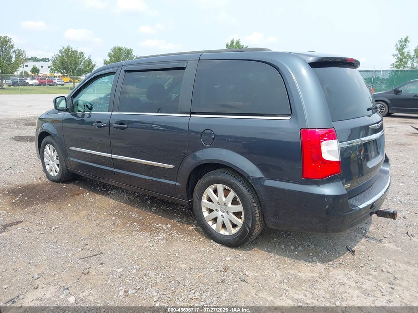 Vin: 2c4rc1bg2er256586, lot: 46195345, chrysler town & country touring 20143