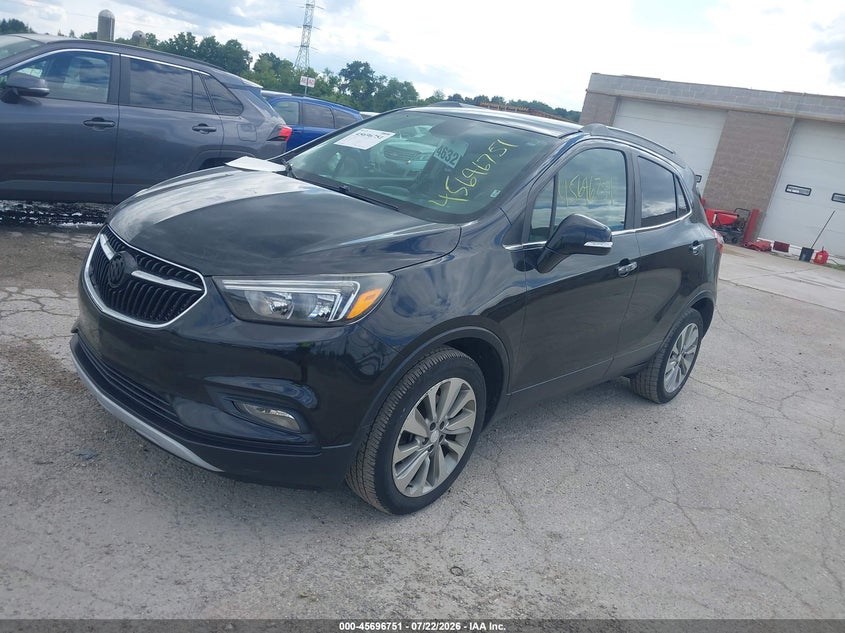 Vin: kl4cjbsb8hb004974, lot: 46195379, buick encore preferred ii 20172