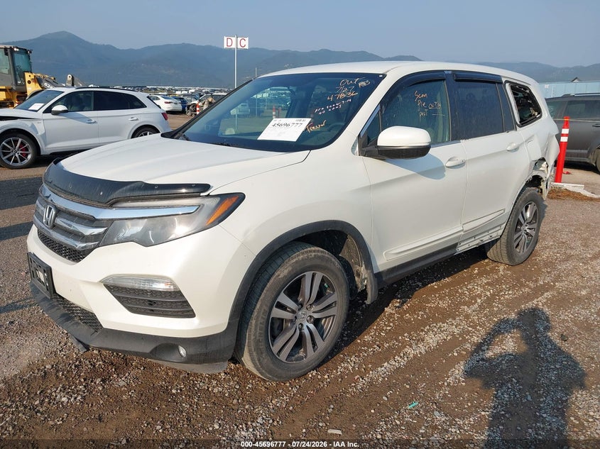 Vin: 5fnyf6h37gb059612, lot: 46195405, honda pilot ex 20162