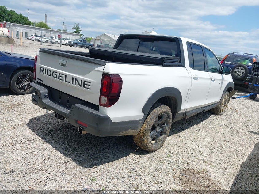 Vin: 5fpyk3f88tb014513, lot: 46195408, honda ridgeline black edition 20264