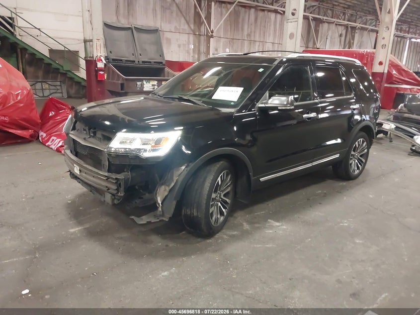 Vin: 1fm5k8ht7hgd21884, lot: 46195446, ford explorer platinum 20172