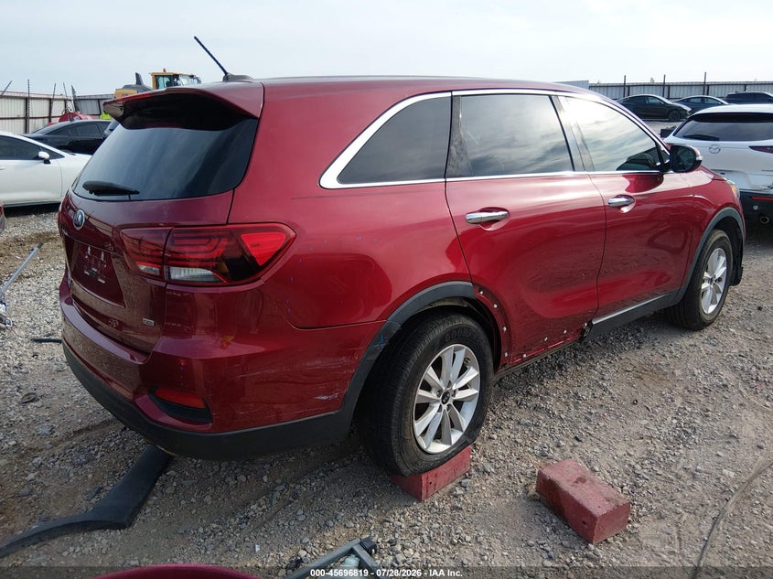 Vin: 5xypg4a34lg671454, lot: 46195447, kia sorento 2.4l lx 20204
