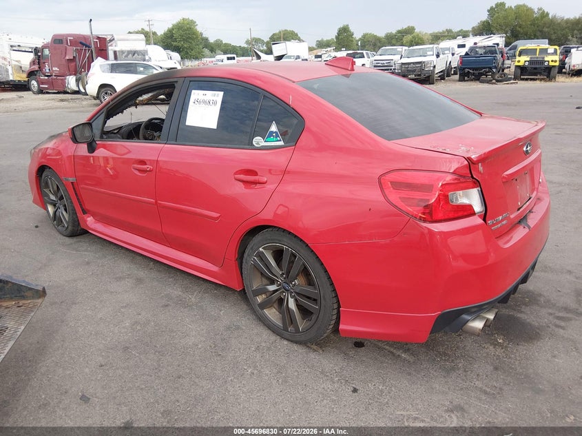 Vin: jf1va1e66g9826563, lot: 46195458, subaru wrx premium 20163