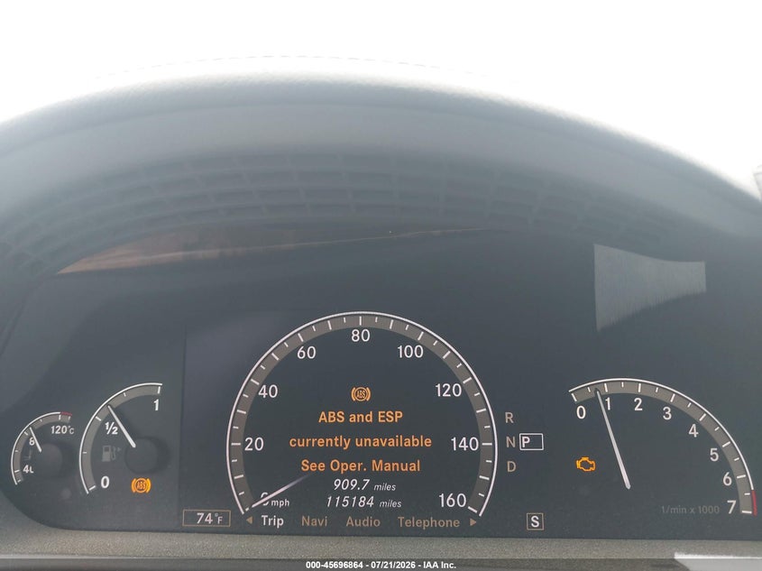 2007 Mercedes-Benz S 550 VIN: WDDNG71X47A036290 Lot: 45696864