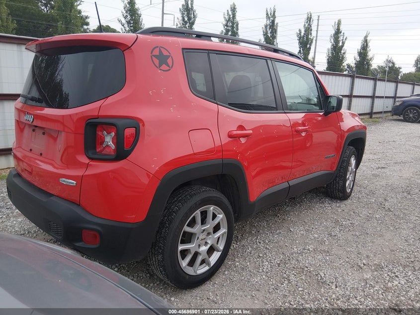 Vin: zacnjdb12npn48516, lot: 46195530, jeep renegade latitude 4x4 20224