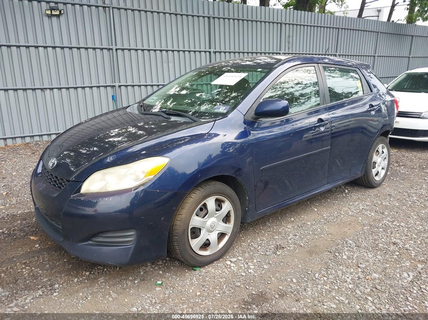 Vin: 2t1ku4ee9ac254483, lot: 46195553, toyota matrix 20102