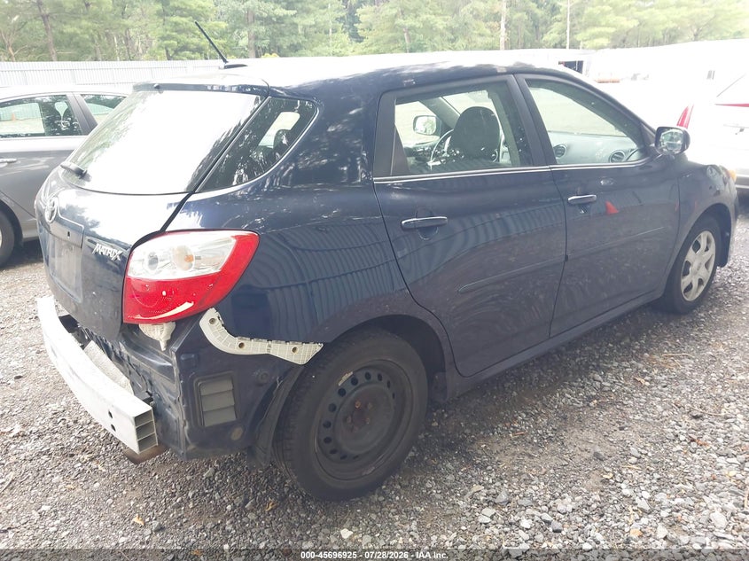 Vin: 2t1ku4ee9ac254483, lot: 46195553, toyota matrix 20104