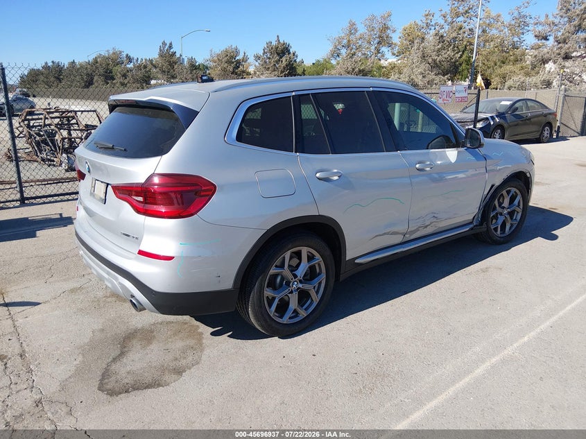 Vin: 5uxty3c09llu72248, lot: 46195565, bmw x3 sdrive30i 20204