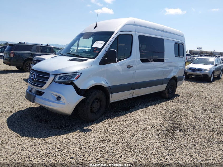 Vin: wd4pf0cd1kp190323, lot: 46195590, mercedes-benz sprinter 2500 standard roof v6 20192