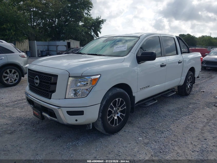 Vin: 1n6aa1ef5pn115031, lot: 46195593, nissan titan sv 4x2 20232