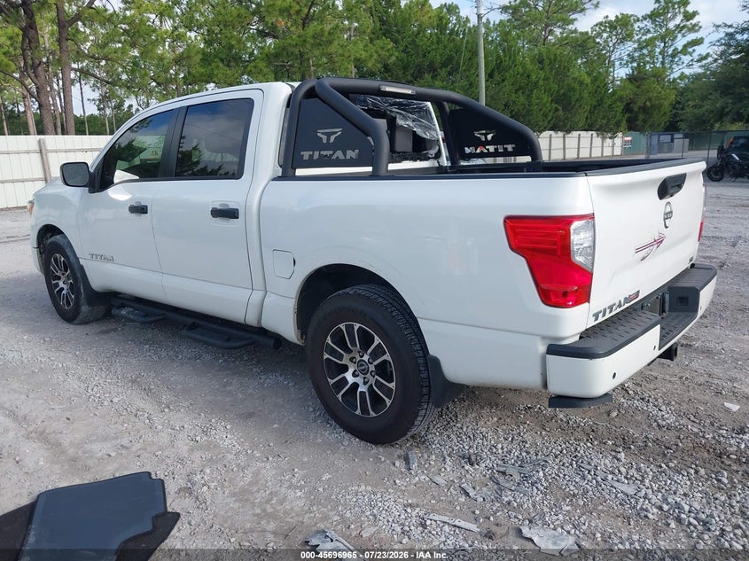 Vin: 1n6aa1ef5pn115031, lot: 46195593, nissan titan sv 4x2 20233