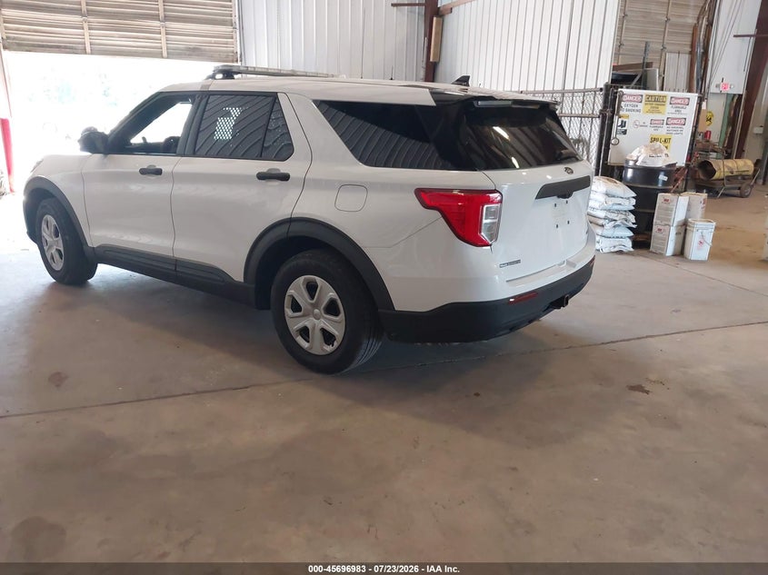 Vin: 1fm5k8ab1lgc70344, lot: 46195611, ford police interceptor utility 20203