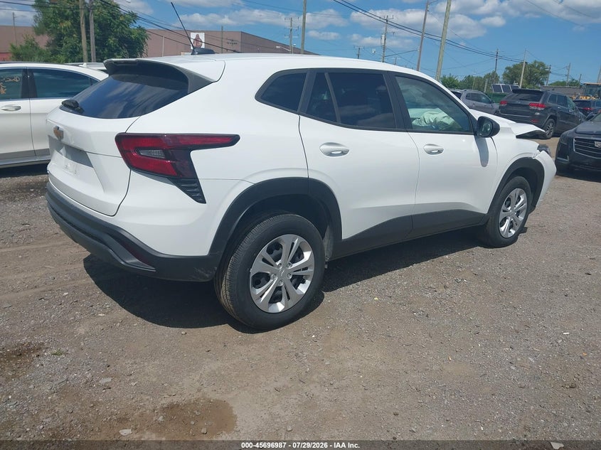 Vin: kl77lfep8sc118052, lot: 46195614, chevrolet trax fwd ls 20254