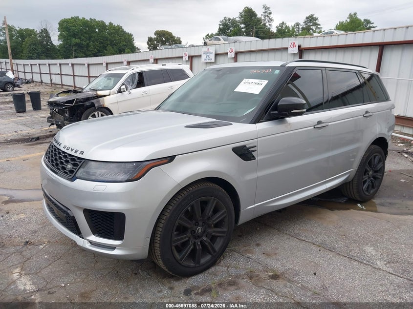 Vin: salws2ru3la726321, lot: 46195716, land rover range rover sport hst mhev 20202