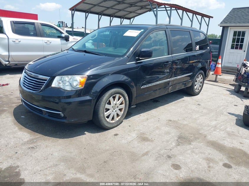 Vin: 2c4rc1bgxfr620545, lot: 46195797, chrysler town & country touring 20152