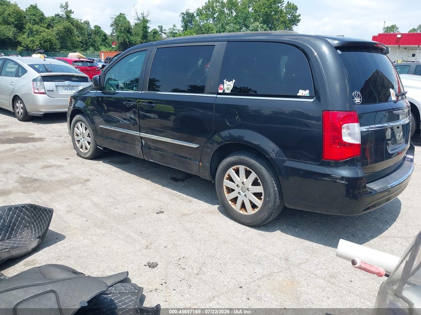 Vin: 2c4rc1bgxfr620545, lot: 46195797, chrysler town & country touring 20153