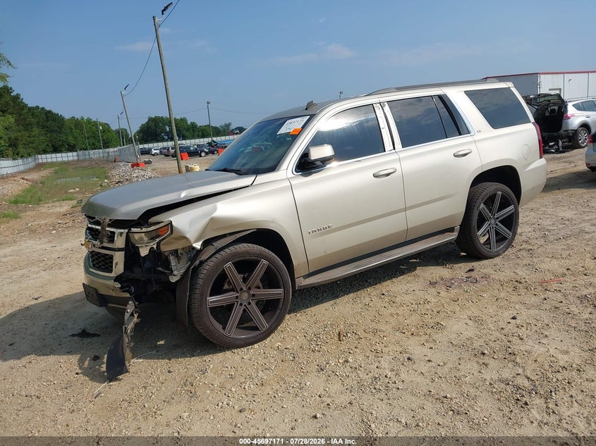 Vin: 1gnskaec1fr205141, lot: 46195799, chevrolet tahoe ls 20152