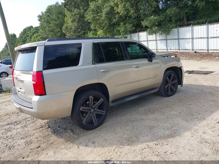 Vin: 1gnskaec1fr205141, lot: 46195799, chevrolet tahoe ls 20154