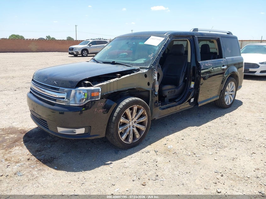 Vin: 2fmgk5c82hba09182, lot: 46195823, ford flex sel 20172