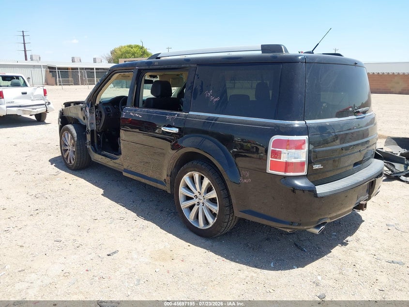 Vin: 2fmgk5c82hba09182, lot: 46195823, ford flex sel 20173