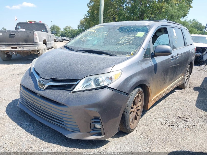 2019 Toyota Sienna, Викрадення, IAAI, VIN 5TDYZ3DC5KS993705 — фото 2
