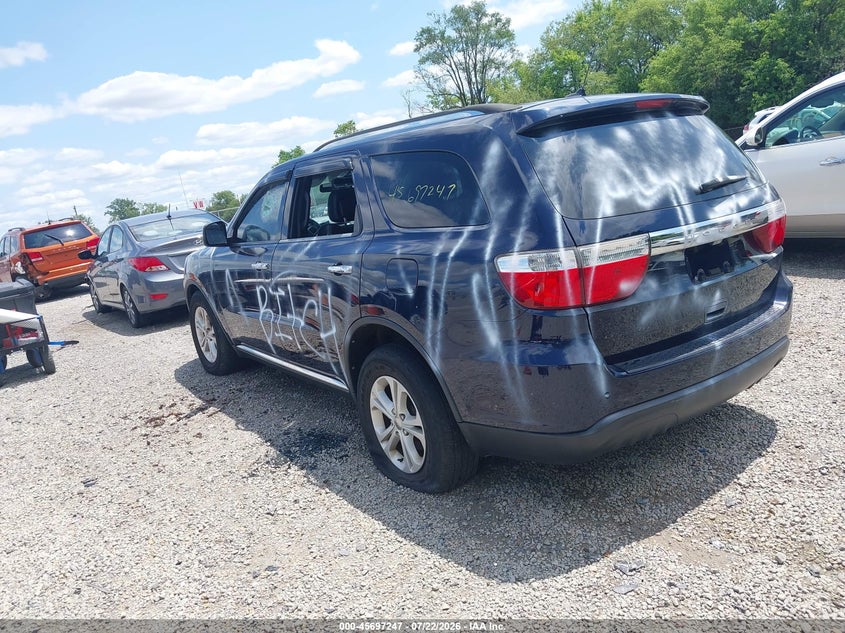 Vin: 1c4rdjdgxdc616558, lot: 46195876, dodge durango crew 20133