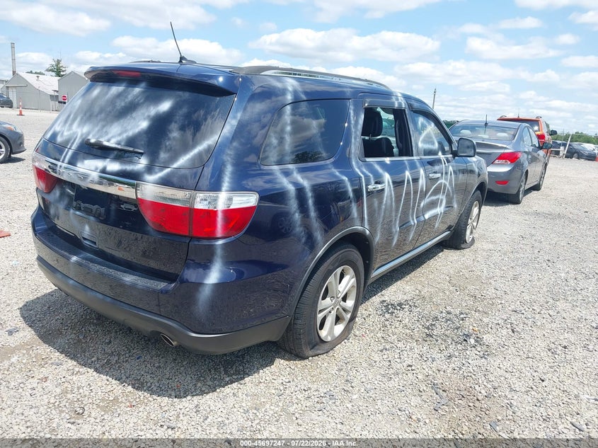 Vin: 1c4rdjdgxdc616558, lot: 46195876, dodge durango crew 20134