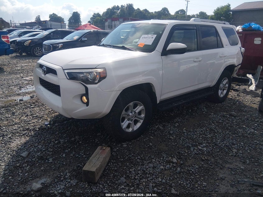 Vin: jtebu5jr1g5397332, lot: 46195906, toyota 4runner sr5 20162