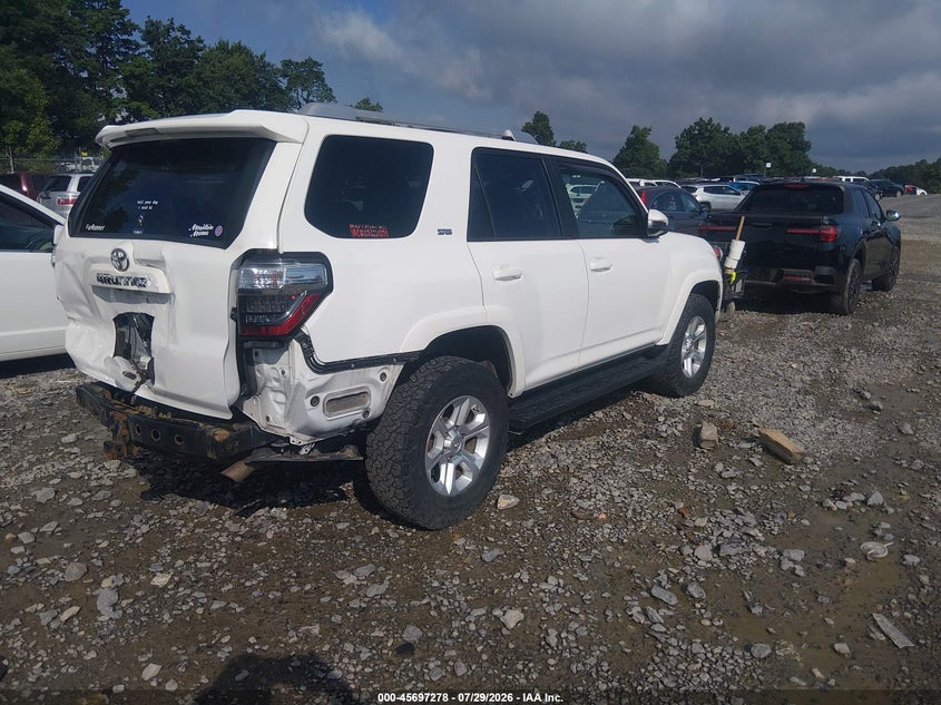 Vin: jtebu5jr1g5397332, lot: 46195906, toyota 4runner sr5 20164