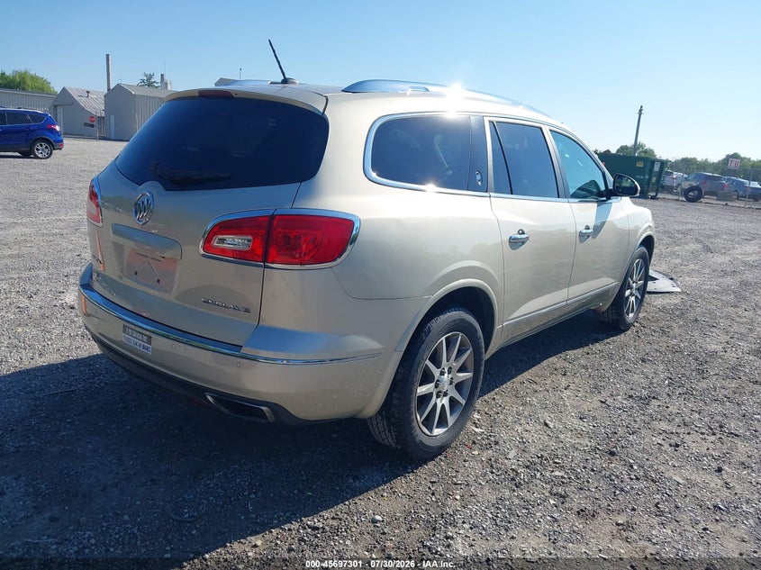 Vin: 5gakrbkd0fj275494, lot: 46195929, buick enclave leather 20154