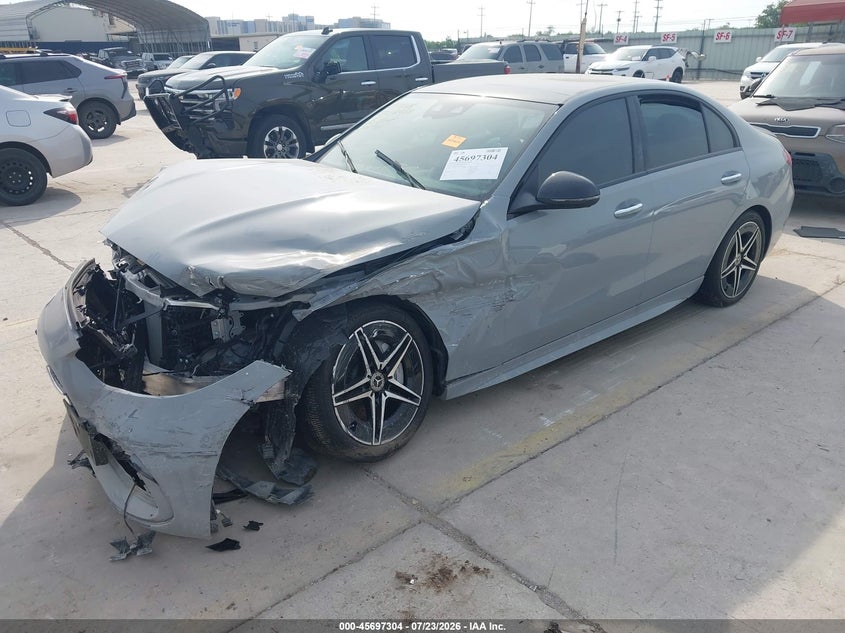 Vin: w1kaf4hb9tr306961, lot: 46195932, mercedes-benz c 300 20262