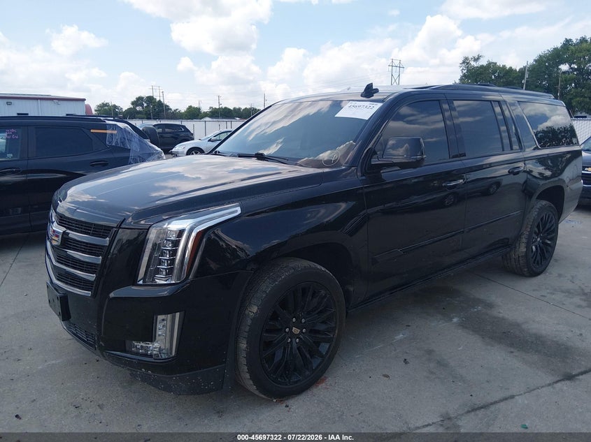 Vin: 1gys4jkj3kr286105, lot: 46195950, cadillac escalade esv premium luxury 20192