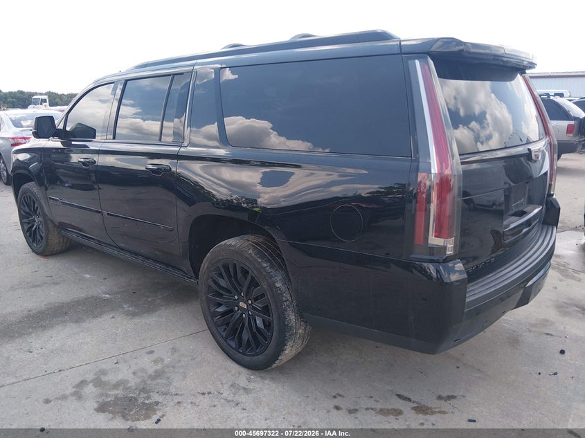 Vin: 1gys4jkj3kr286105, lot: 46195950, cadillac escalade esv premium luxury 20193