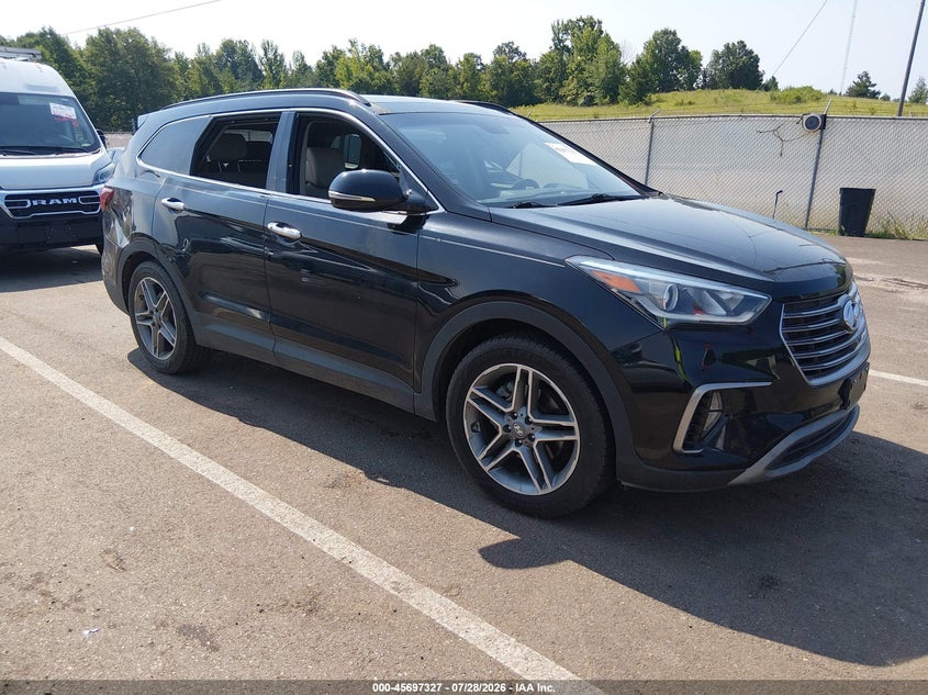 Vin: km8sr4hf7ju279757, lot: 46195954, hyundai santa fe se ultimate 2018 img_1