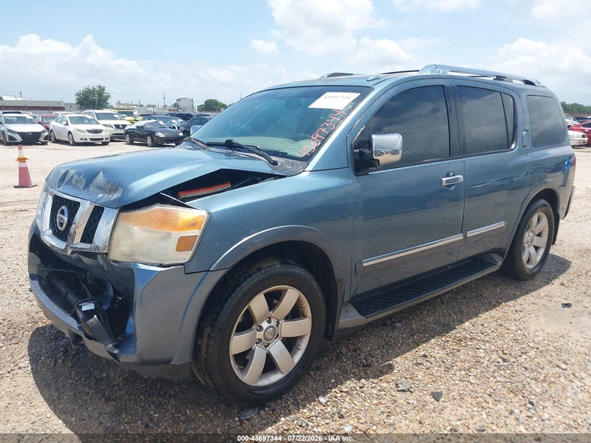 Vin: 5n1ba0nd6cn609209, lot: 46195972, nissan armada sl 20122