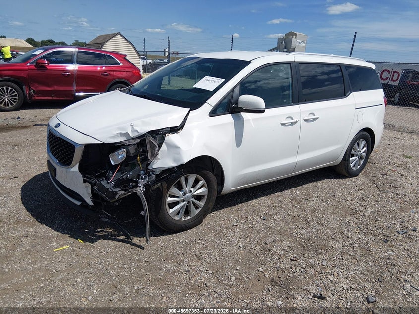 Vin: kndmb5c16h6328772, lot: 46195981, kia sedona lx 20172