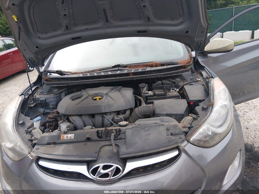 2013 Hyundai Elantra Gls VIN: 5NPDH4AEXDH371235 Lot: 45697359