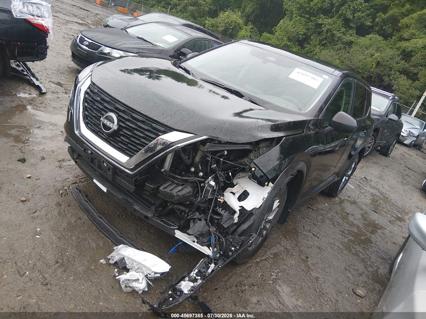 Vin: 5n1bt3ab2pc913560, lot: 46196014, nissan rogue s intelligent awd 20232