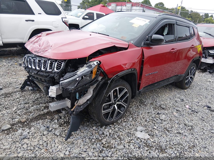 Vin: 3c4njdcn7st540307, lot: 46196026, jeep compass limited 4x4 20252