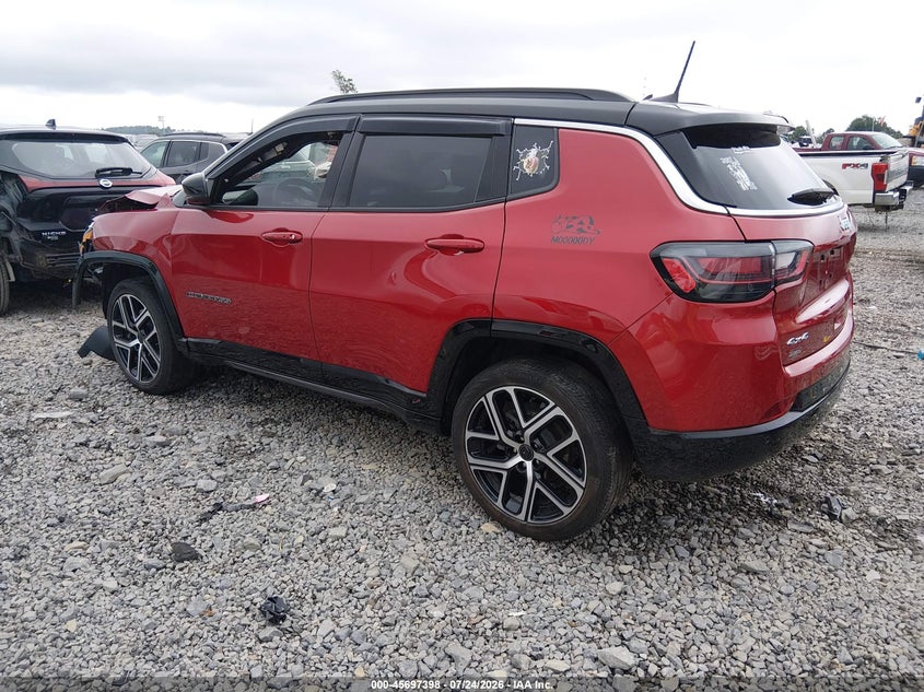Vin: 3c4njdcn7st540307, lot: 46196026, jeep compass limited 4x4 20253
