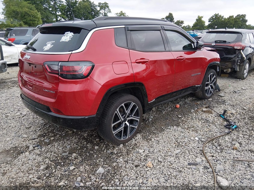 Vin: 3c4njdcn7st540307, lot: 46196026, jeep compass limited 4x4 20254