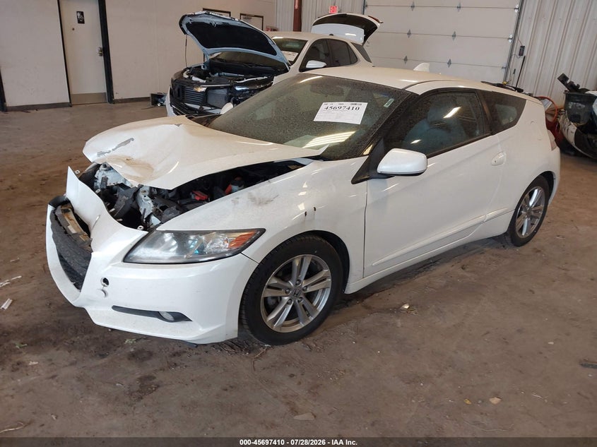 Vin: jhmzf1c63bs013004, lot: 46196038, honda cr-z ex 20112