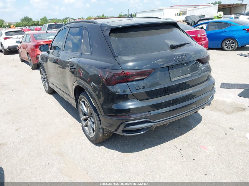 Vin: wa1decf38m1060026, lot: 46196083, audi q3 premium 45 tfsi s line quattro tiptronic 20213